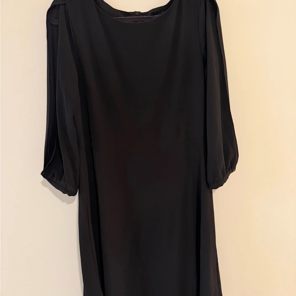 *EUC* Banana Republic Black A-Line Dress - Picture 1 of 8